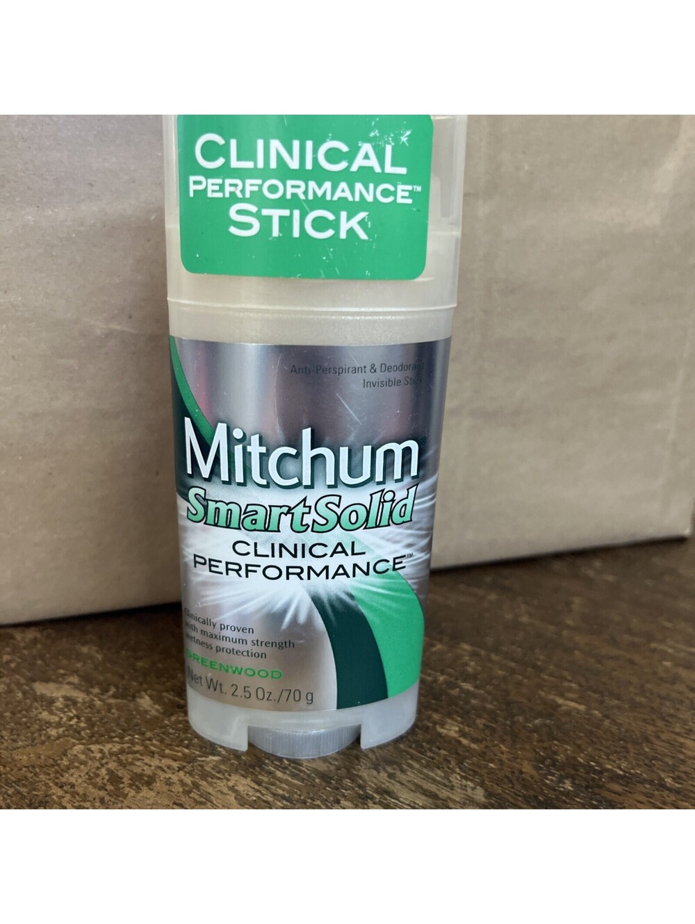 Mitchum Smart Solid Clinical Performance Deodorant - Greenwood 2.5 Oz